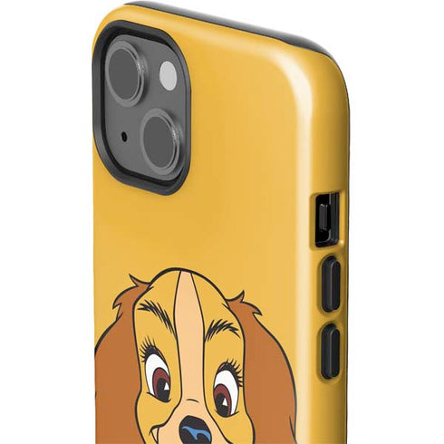 Disney Lady & The Tramp Lady Portrait iPhone 15 Impact Case
